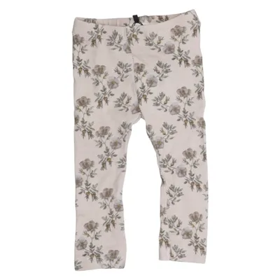 Leggings (Beige) van Lil' Atelier Elastaan, Organisch katoen, Tencel