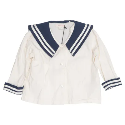 Matrozen shirt (Beige, Blauw) van Konges Sløjd Organisch katoen