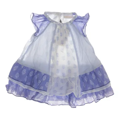 Klänning (Blå, Vit) från Baby by Lindex Bomull