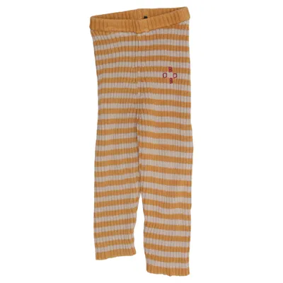 Legging (Marron, Beige) de Bobo Choses Élasthane, Coton biologique