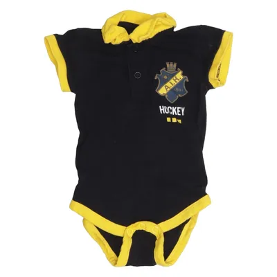 Body (Noir, Jaune) de AIK Coton, Élasthane
