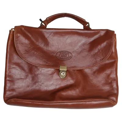Briefcase (Brown) from Burkelys Leather House