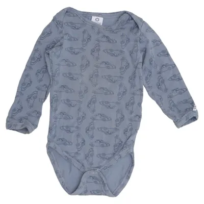 Romper (Blauw) van Smallstuff Katoen, Elastaan