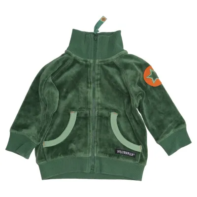Cardigan (Groen) van Villervalla Katoen, Polyester