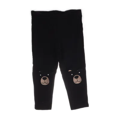 Leggings (Black) from Uniqlo Baby Cotton, Elastane
