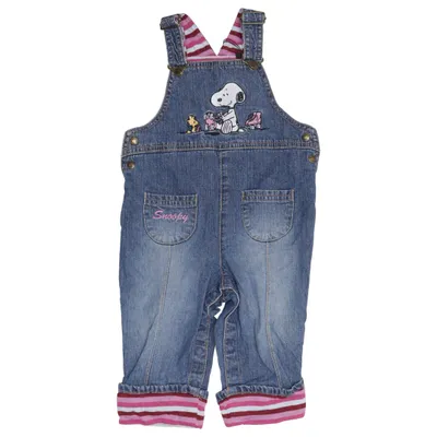 Dungarees (Blue, Pink) from H&M Cotton, Polyester