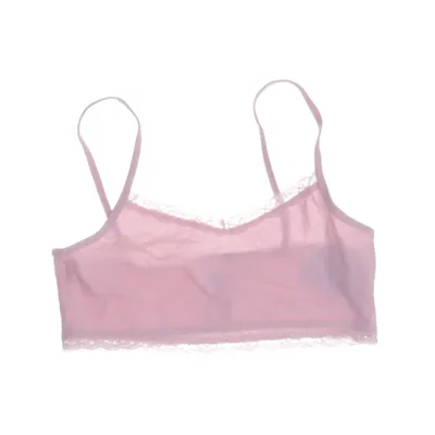 Bralette (Roze) van H&M Katoen, Elastaan, Polyamide