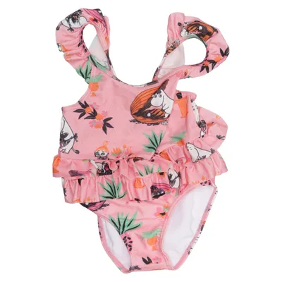 Maillot de bain une pièce (Rose, Multicolore) de Moomin by Martinex Élasthane, Polyester