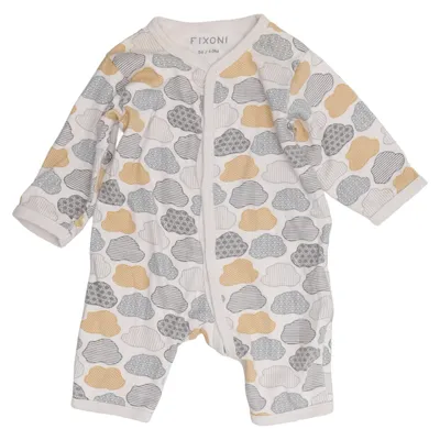 Barboteuse (Beige, Gris, Jaune, Blanc) de Fixoni Coton
