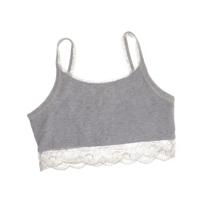 Bralette (Grijs) van Abercrombie Katoen, Elastaan