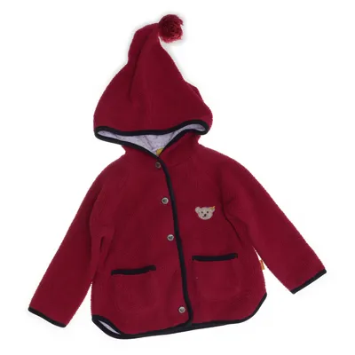 Fleecejacka (Röd) från Steiff Bomull, Polyester