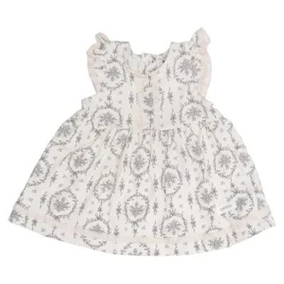 Dress (Beige, Black) from Newbie by KappAhl Cotton