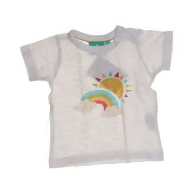 T-shirt (White, Multicolored) from Little Green Radicals Organic cotton