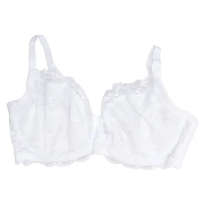 Bra (White) from Ivory Rose Cotton, Elastane, Polyester