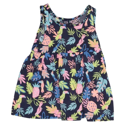 Jurk (Blauw, Meerkleurig) van Kiki & Koko Polyester