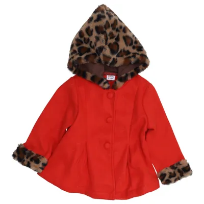 Manteau (Rouge, Marron, Multicolore) de PatPat Laine
