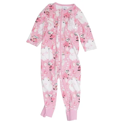 Heldragt (Pink, Hvid) fra Moomin
