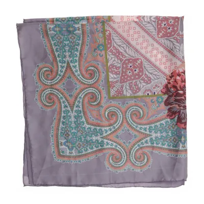 Scarf (Grå, Flerfärgad) från Codello Silke