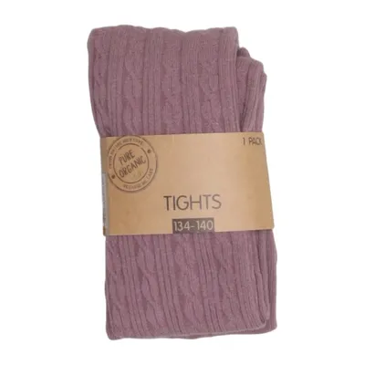 Strumpbyxor (Lila) från Tights Elastan, Ekologisk bomull, Återvunnen polyester