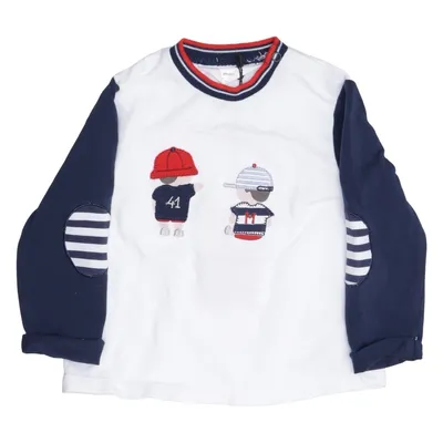Maillot de baseball (Blanc, Bleu, Rouge) de Mayoral Newborn Coton, Élasthane