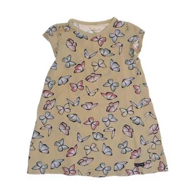 Robe (Jaune, Multicolore) de Polarn O. Pyret Élasthane, Coton biologique