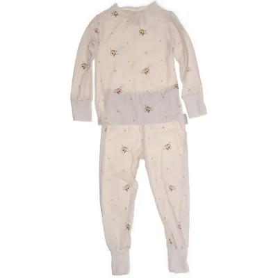 Pyjama (Beige, Groen) van Geggamoja Bamboo, Organisch katoen, Elastaan