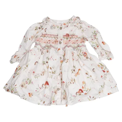 Kjole (Beige, Flerfarvet) fra Next Baby Bomuld