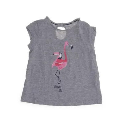 T-shirt (Grå, Rosa) från Lupilu Bomull, Viskos