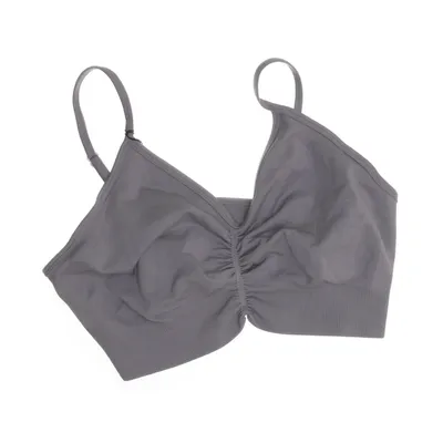 Sport-bh (Grijs) van Teveo Elastaan, Polyamide, Polyester