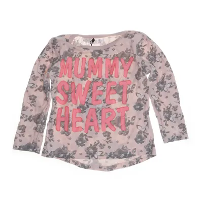 Långärmad t-shirt (Beige, Flerfärgad) från Pepco Bomull