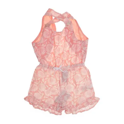 Hängselshorts (Rosa, Vit) från Tahari Bomull