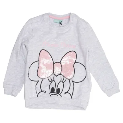 Sweatshirt (Gray, Pink, Black) from Disney Baby Cotton