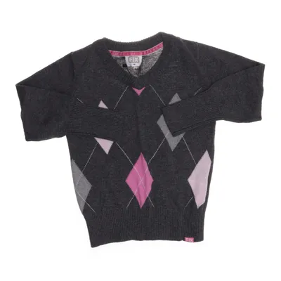 Pullover (Grijs, Meerkleurig) van Fix Katoen, Wol