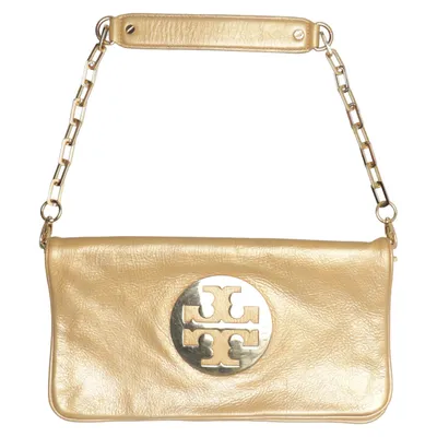 Skuldertaske (Guld) fra Tory Burch Læder
