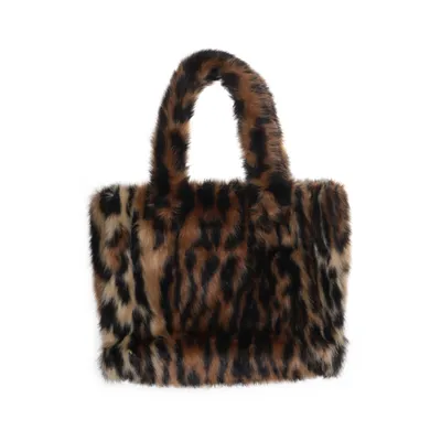Handbag (Brown, Black) from Stand Studio Faux fur