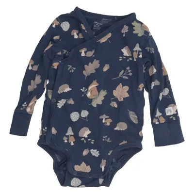 Body (Blue, Multicolored) from Lindex Baby Cotton, Elastane