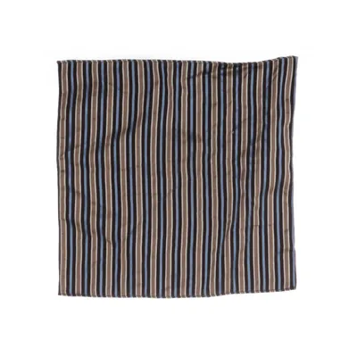 Zakdoek (Blauw, Bruin, Beige) Zijde
