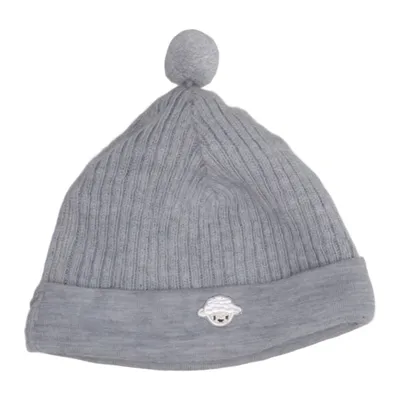 Beanie (Gray) from Joha Merino wool