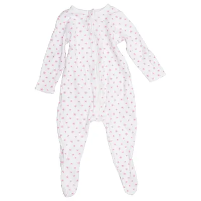 Barboteuse (Blanc, Rose) de Impidimpi Coton