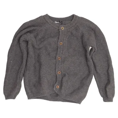 Cardigan (Gray) from POMPdeLUx Cotton, Wool