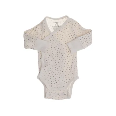 Body (White, Brown) from Lindex Baby Cotton, Elastane
