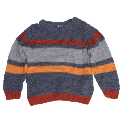 Sweater (Gray, Orange) from LC Waikiki Baby Cotton
