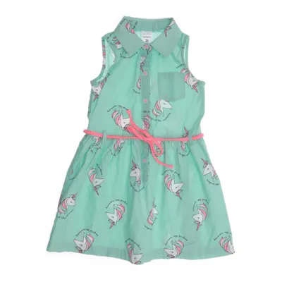 Klänning (Grön, Flerfärgad) från Carter's Bomull