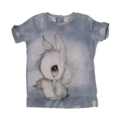T-shirt (Blå) från H&M Bomull, Elastan