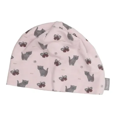 Beanie (Pink, Multicolored) from Sterntaler Cotton, Elastane