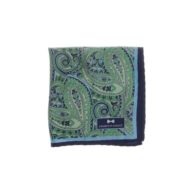 Zakdoek (Groen, Blauw) van J. Harvest & Frost Zijde