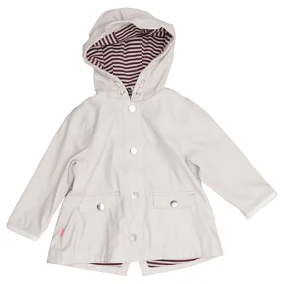 Raincoat (Beige) from Zara BabyGirl Polyester, Polyurethane