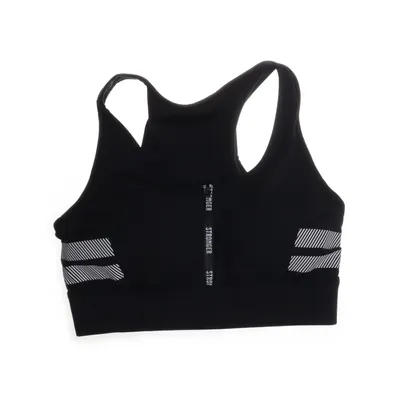 Sport-bh (Zwart) van Stronger Elastaan, Gerecycled polyester