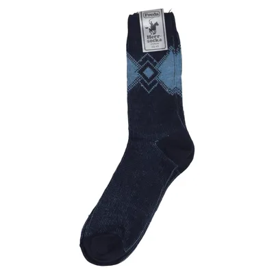 Chaussettes (Bleu, Noir) de Freds Acrylique, Polyamide, Laine