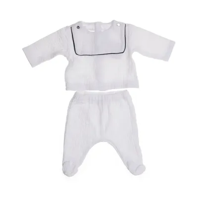 Set (White, Blue) from Jacadi Paris